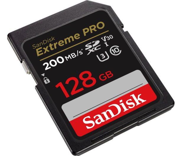 Sandisk 128GB SDXC Extreme PRO 200MB/s A2 C10 V30 UHS-I U3 - 1058643 - zdjęcie 2